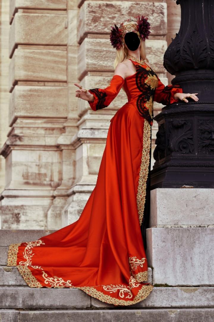 Medieval Fantasy Gown  Princess Buttercups Red Dress  PDF Pattern   Daisy Viktoria