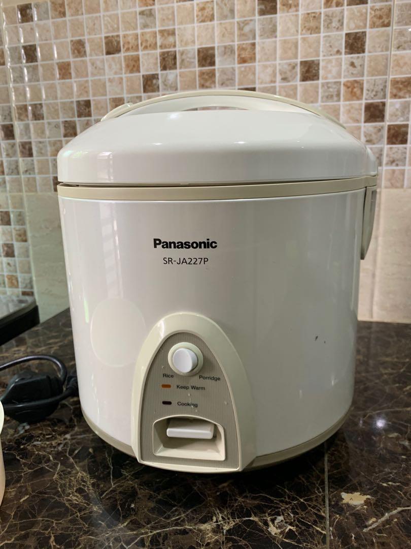 Rice Cooker Panasonic SRJA227P, TV & Home Appliances, Kitchen