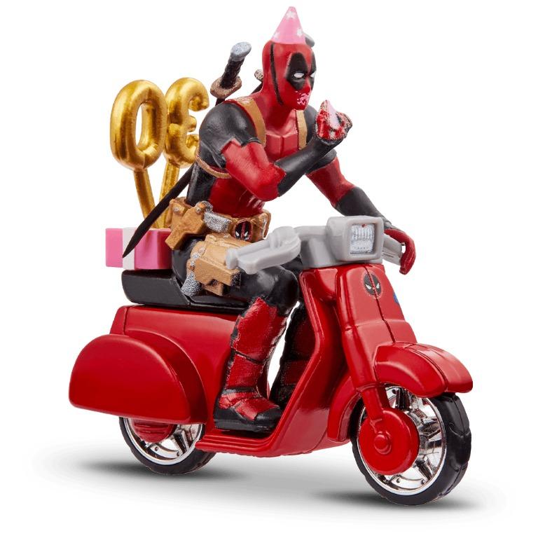 SDCC 2021 Exclusive Limited Edition Hot Wheels Marvel Deadpool Scooter 30th Anniversary by Mattel Creations RLC Hotwheels Hobbies Toys Toys Games on Carousell