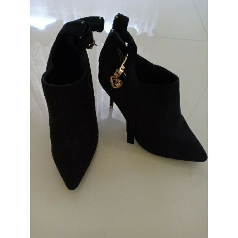 sepatu boots heels wanita korea