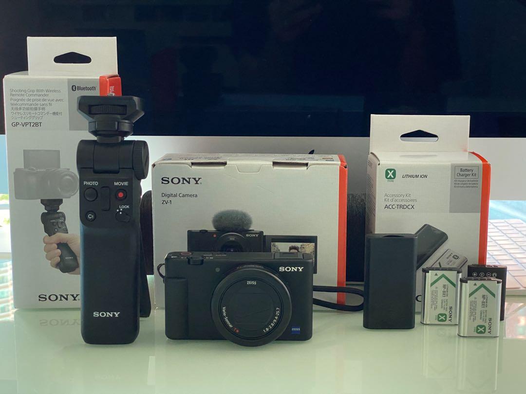 Sony 相機ZV-1 ZV1 拍片王Sony 無線拍攝手柄GP-VPT2BT Sony充電池套裝 