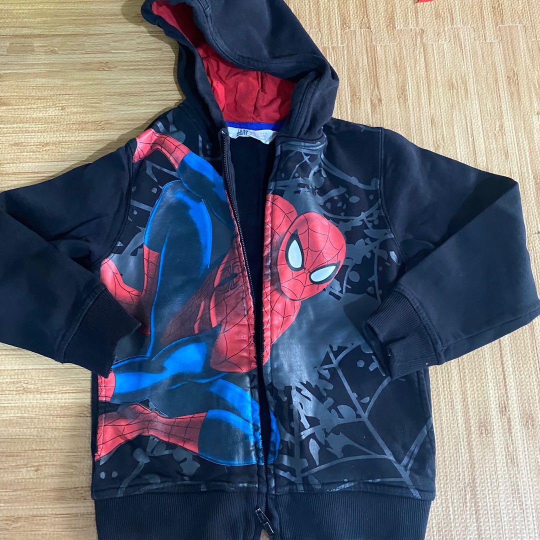 h&m spiderman jacket