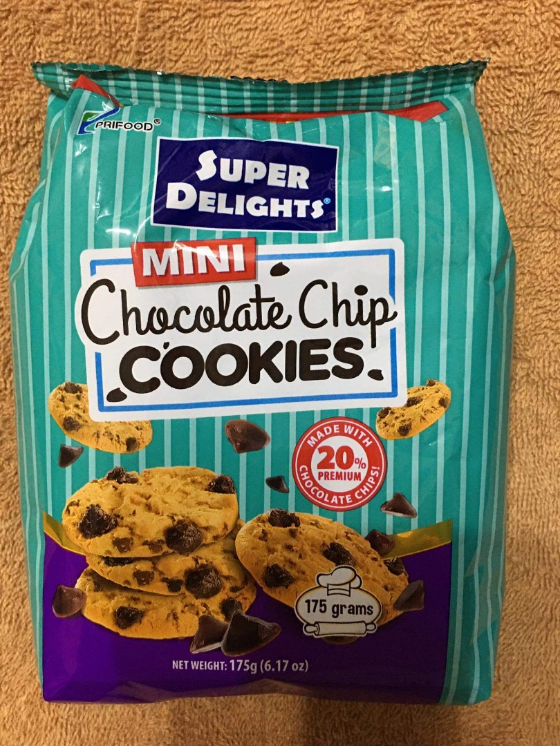 Super Delights Chocolate Chip Cookies, Food & Drinks, Packaged
