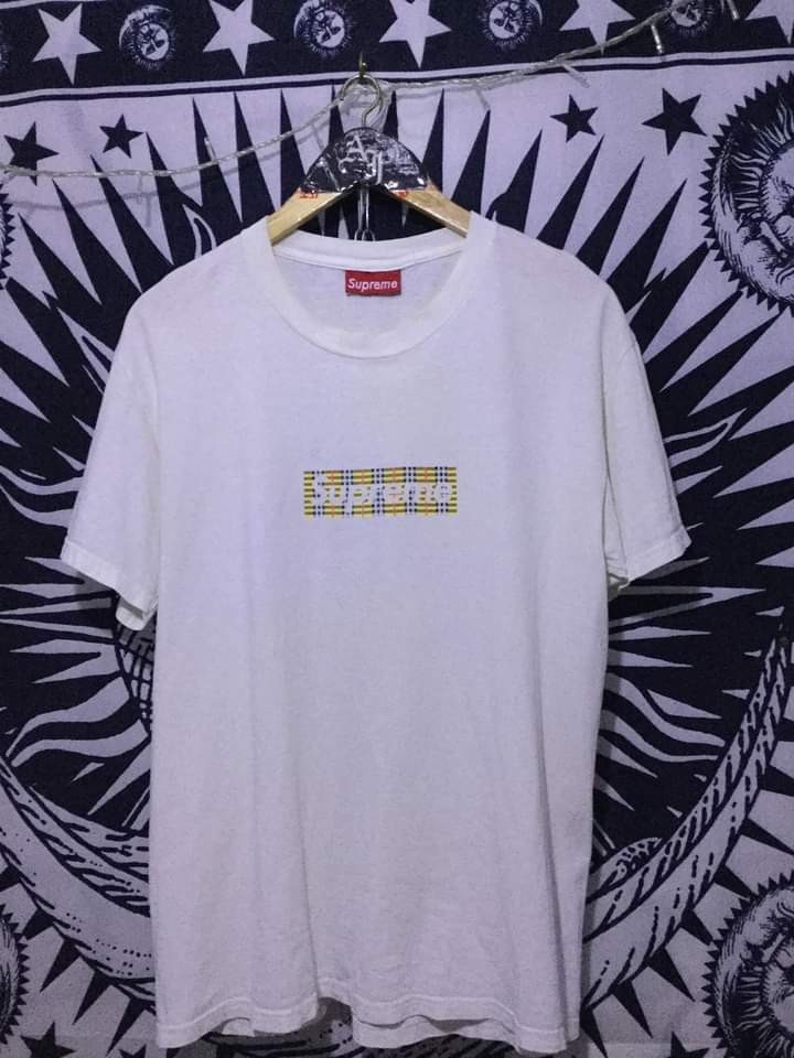 supreme burberry box logo