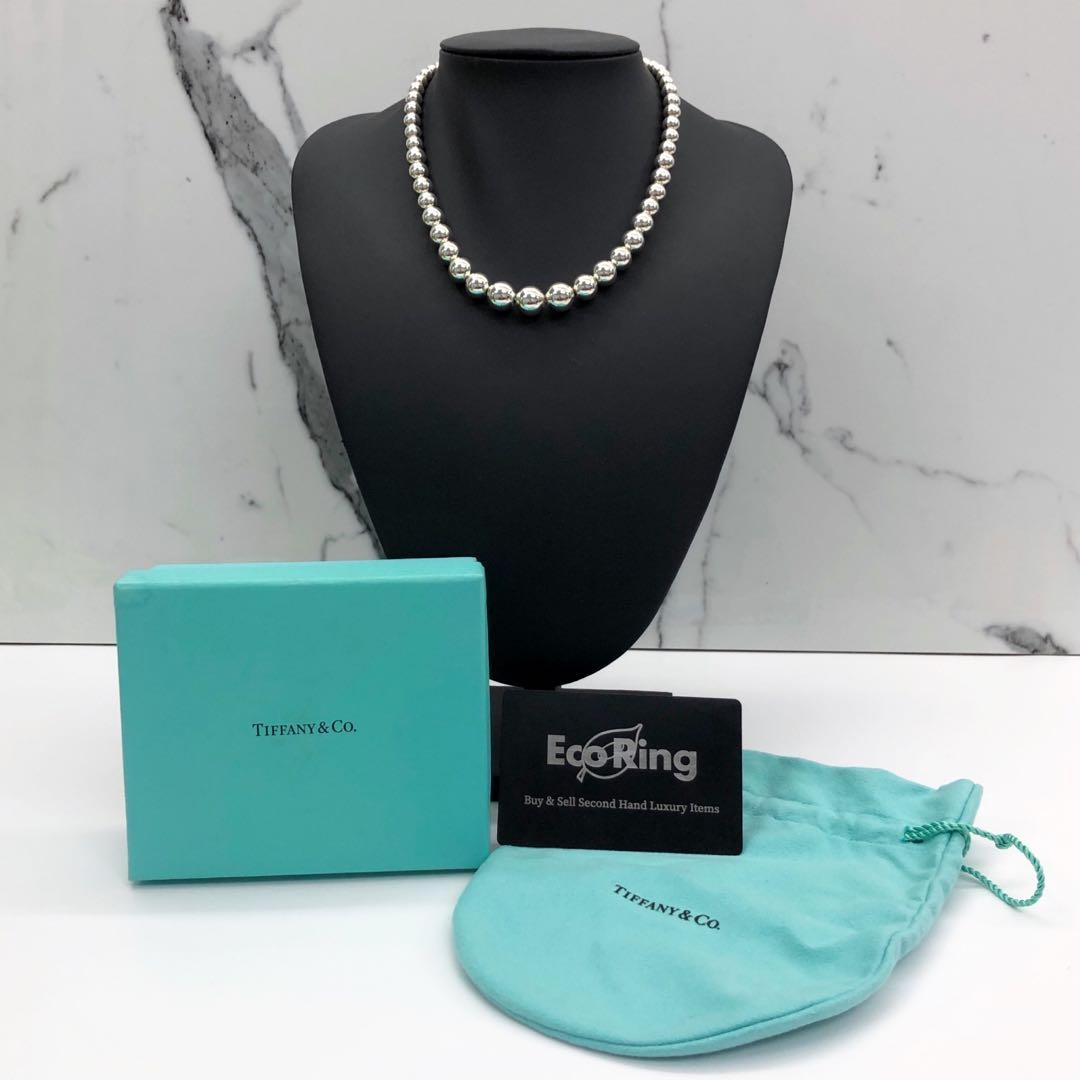 Tiffany graduated ball necklace store