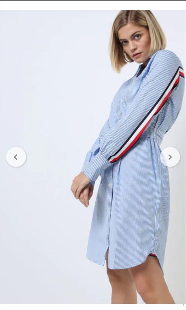Tommy Hilfiger Lara dress blue Striped