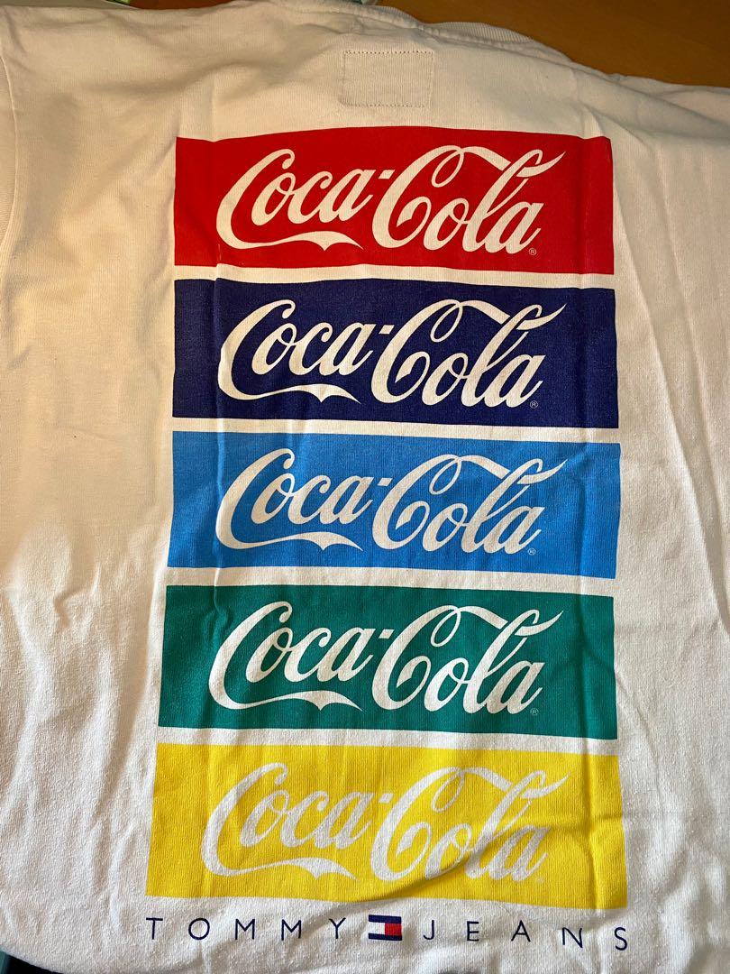 VINTAGE TOMMY JEANS X COCA COLA REPEAT TEE Men s Fashion Tops