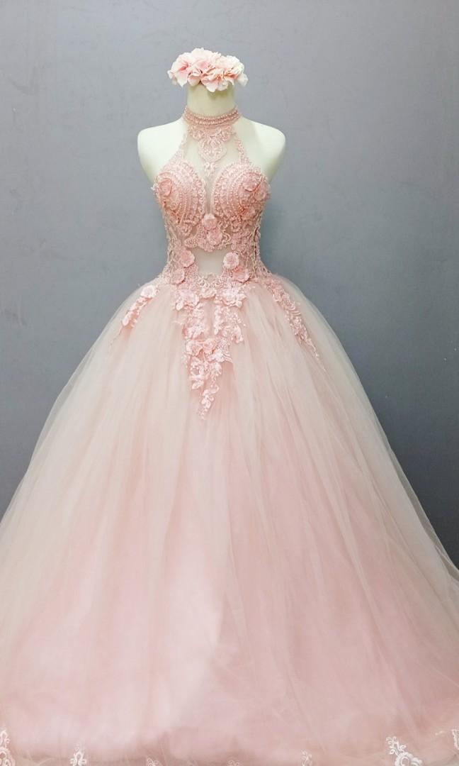 Turtle neck ball gown sales