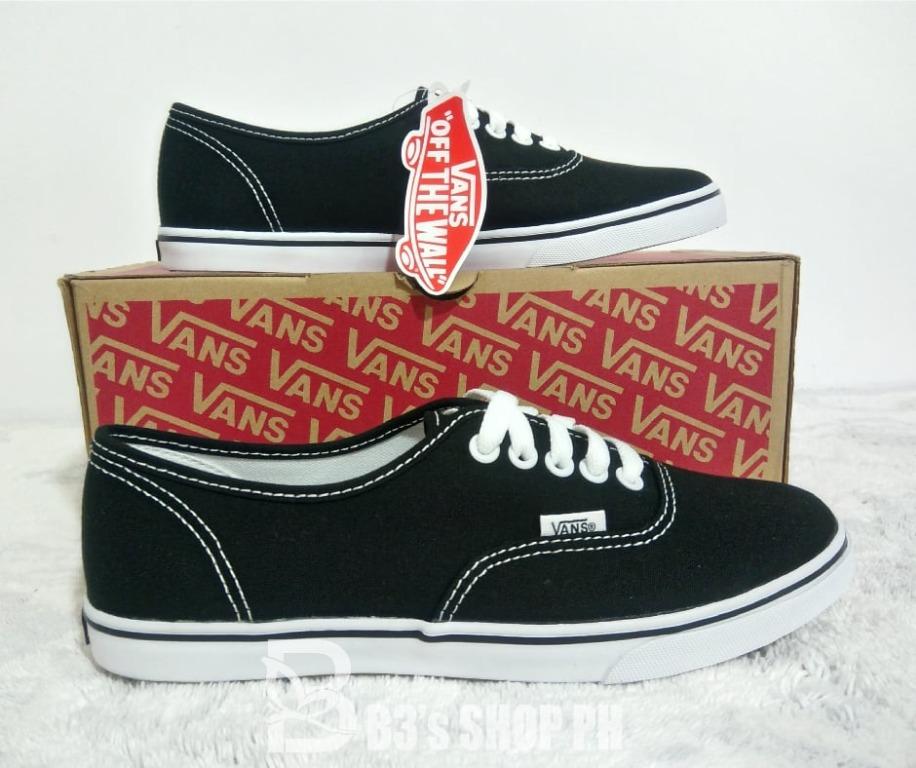 Vans Unisex Authentic LO Pro Black True White Original