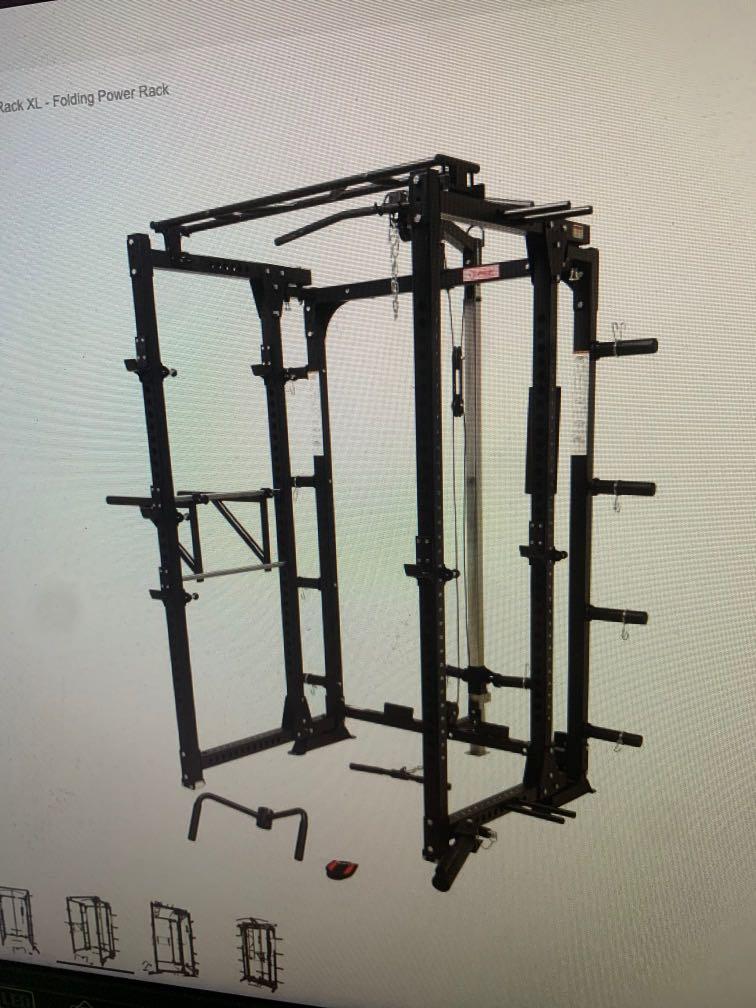 Versarack xl folding power rack clearance