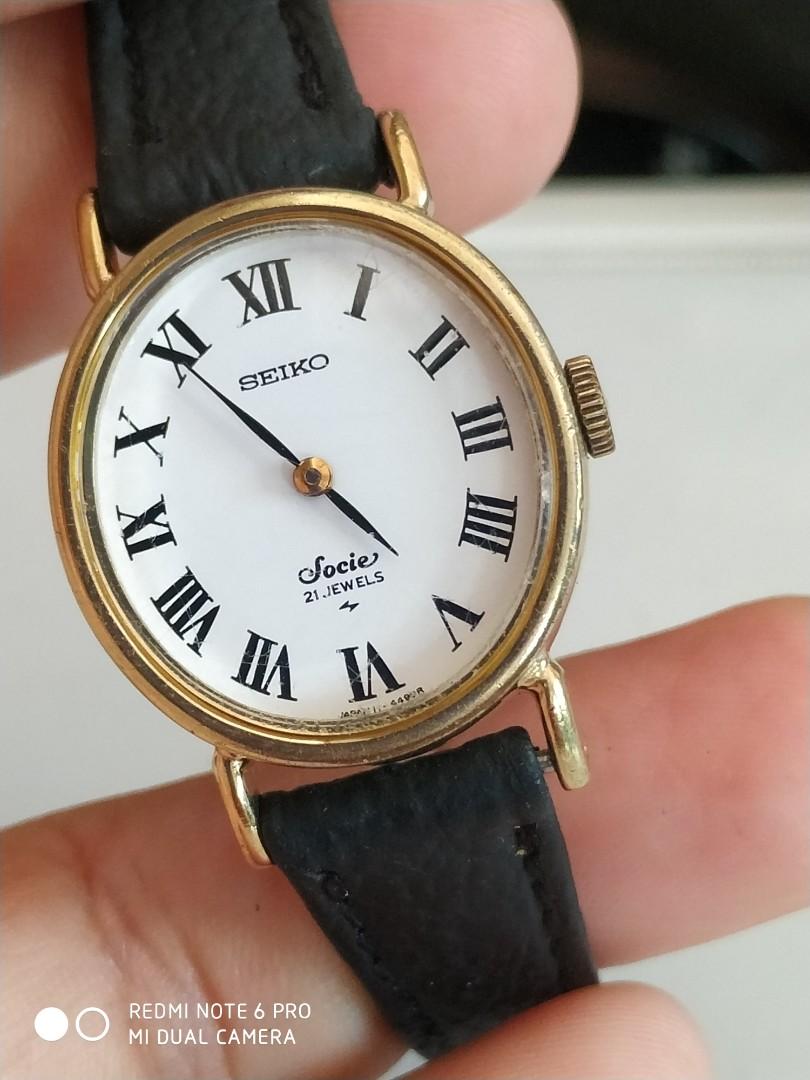Vintage Seiko Socie lady manual wind watch Men s Fashion Watches