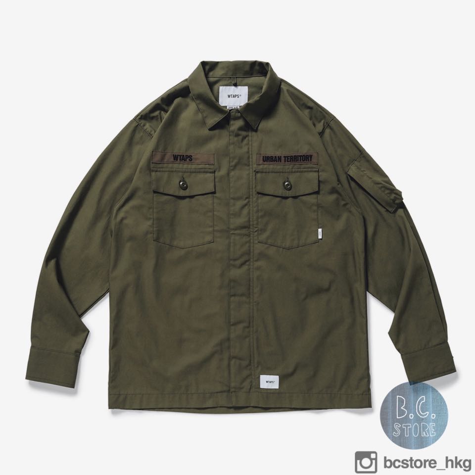 Wtaps flyers ls cotton weather olive S-