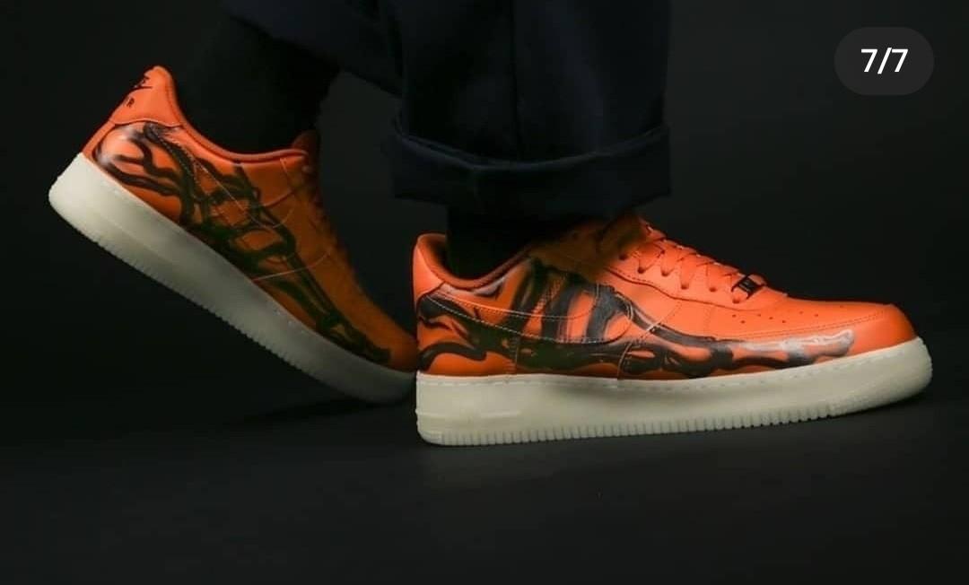 Nike air force 7 orange top