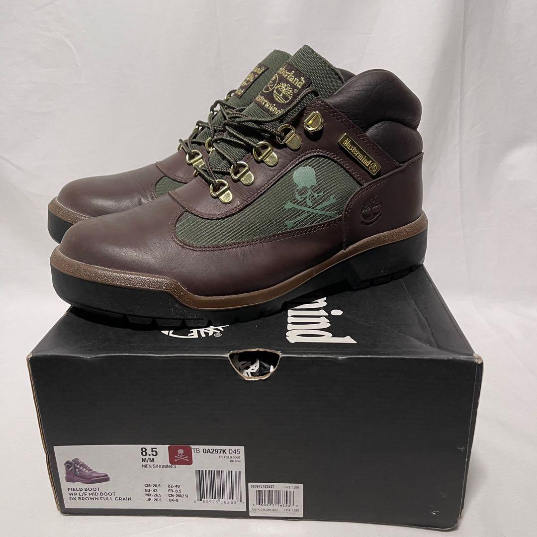 95 new timberland x mastermind world field boot dark brown us 8.5