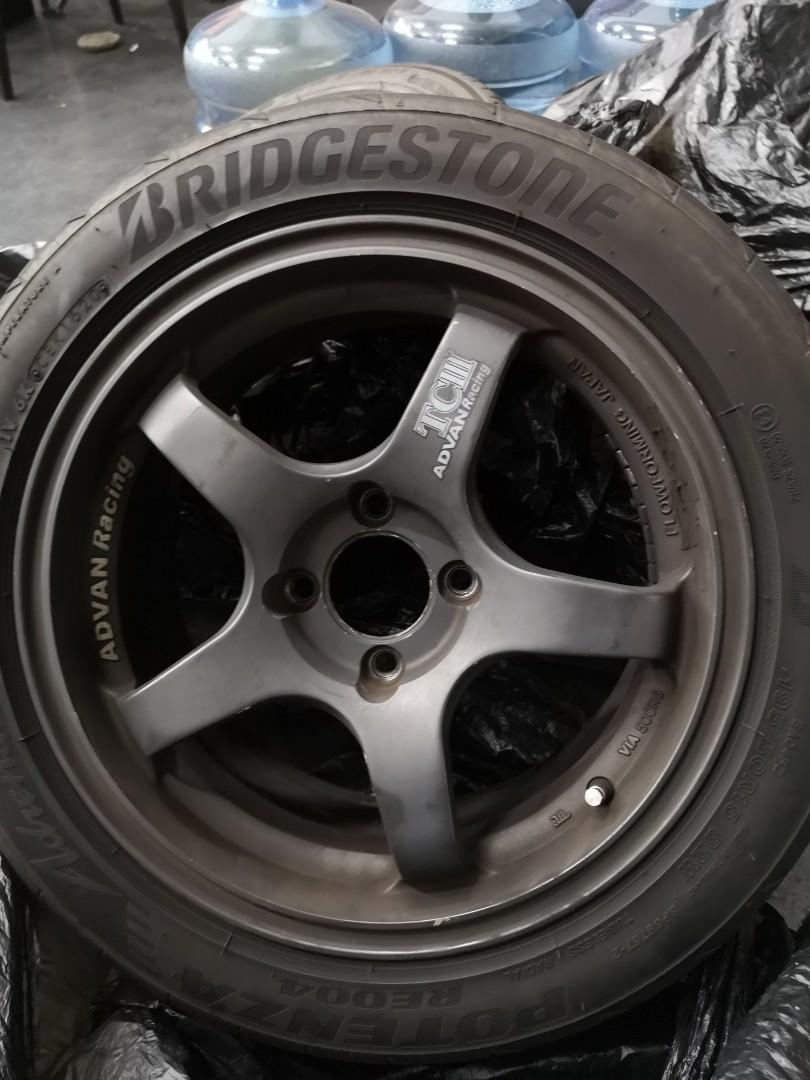 ADVAN TC3 TCIII REPLICA 4x100 15", Car Accessories, Tyres & Rims on ...