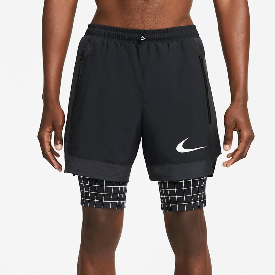 Dibuja una imagen cómodo plantador all sizes) Nike x Off-White shorts Black Grid, Men's Fashion, Activewear on  Carousell