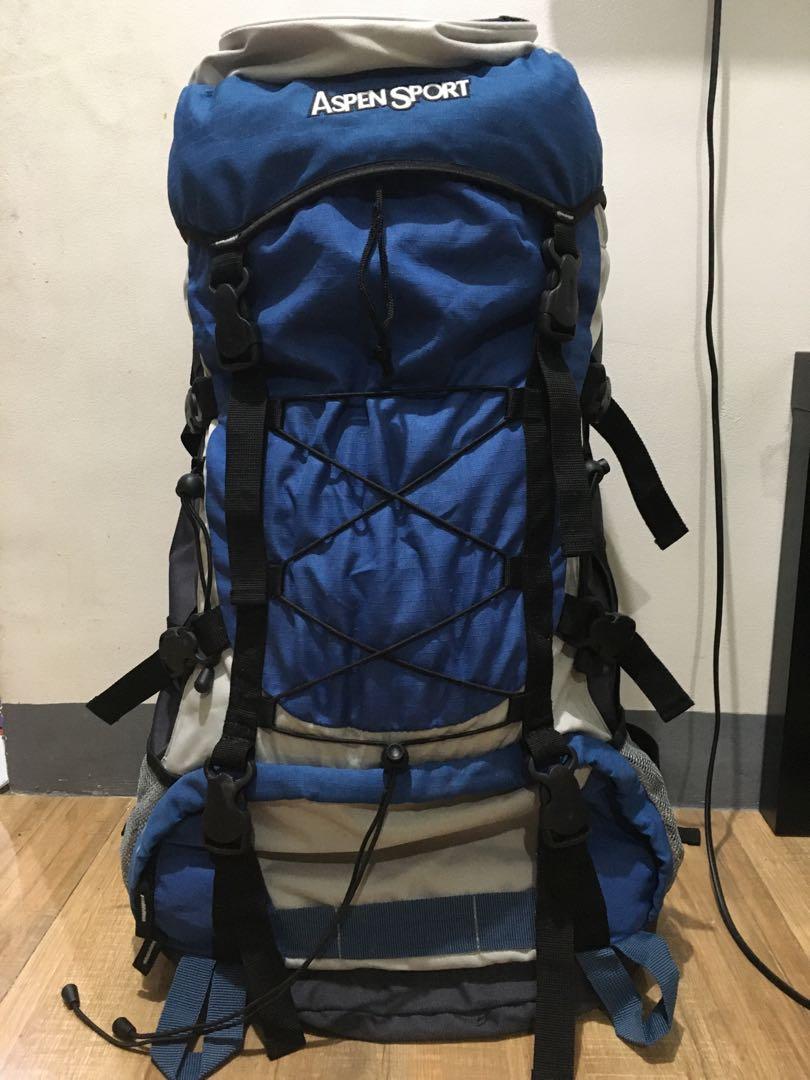 Aspen sport adventure 65L hiking bag Men s Fashion Bags