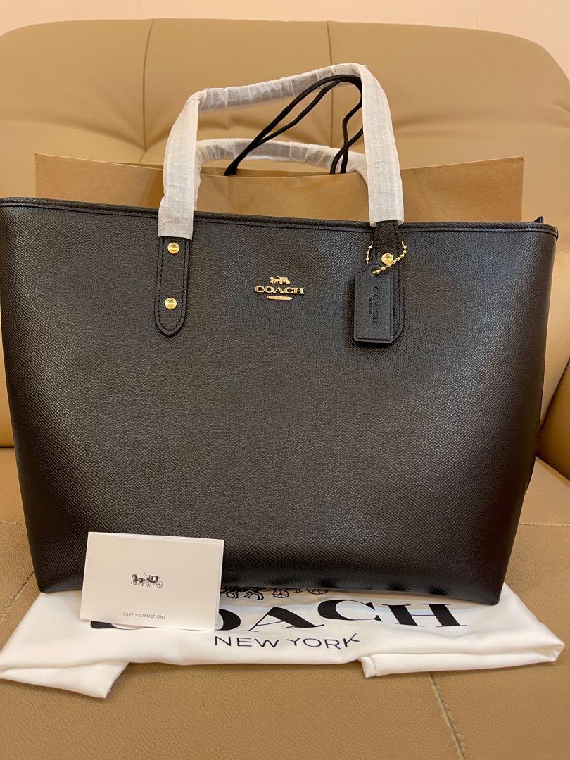 Authentic coach 58846 totes crossgrain leather totes
