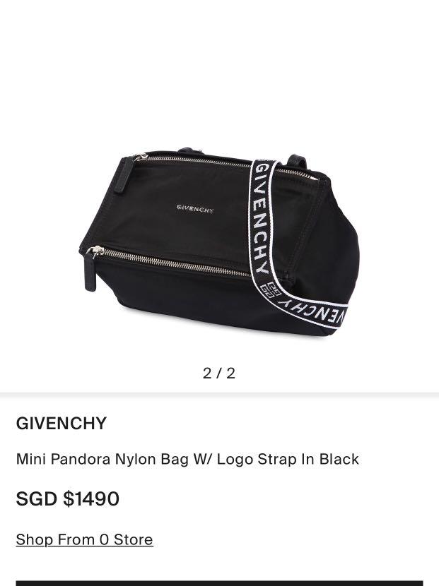 Givenchy pandora nylon mini hot sale