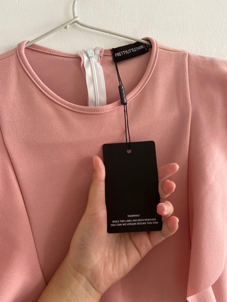 BNWT Baby Pink Jumpsuit PRETTYLITTLETHING