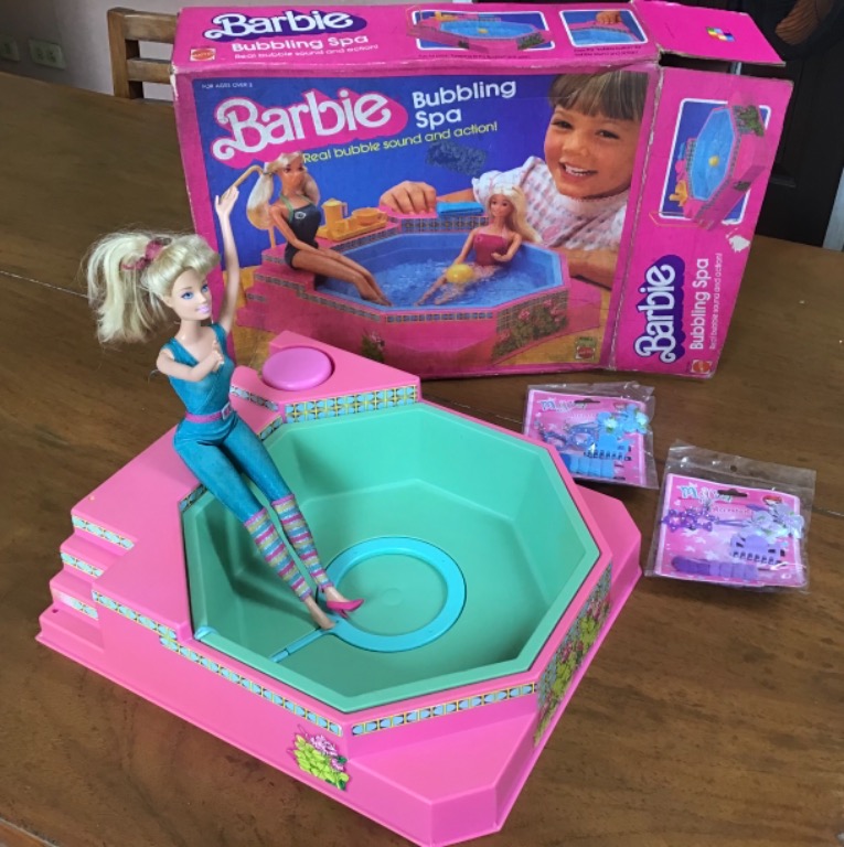 Barbie bubbling online spa 1983