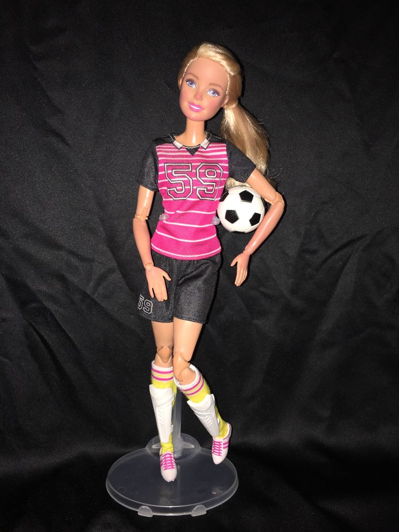 Made to move soccer barbie store