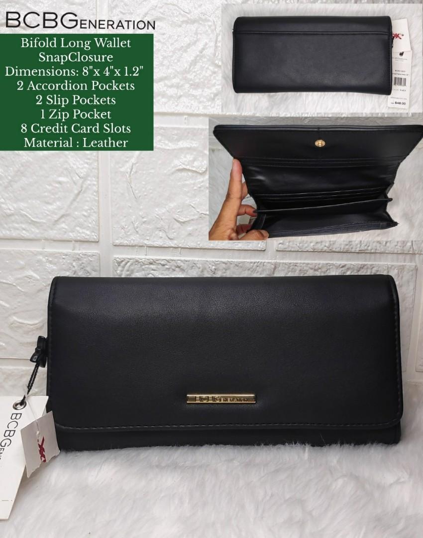 BCBGENERATION Long Black Wallet Original Bought in USA