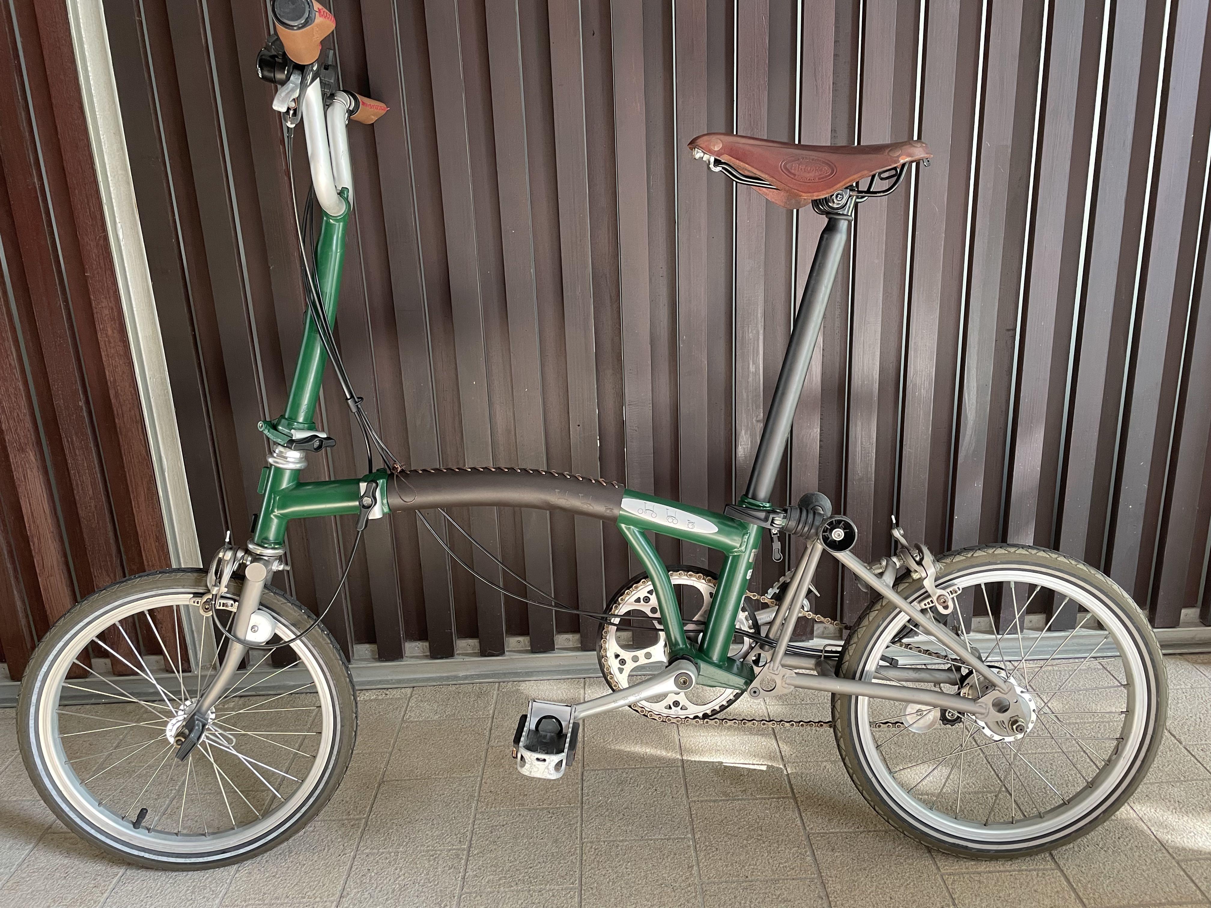 Brompton M3E X Racing Green Sports Equipment Bicycles Parts