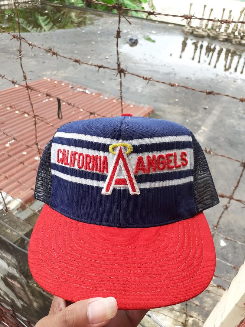 CALIFORNIA ANGELS VINTAGE TRUCKER CAP 