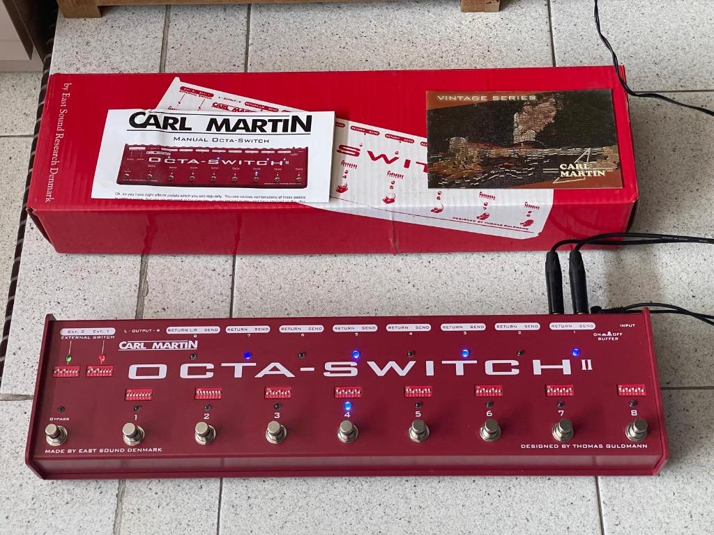 スイッチャー 終わろ Carl Martin / Octa-Switch2 ジャンク品