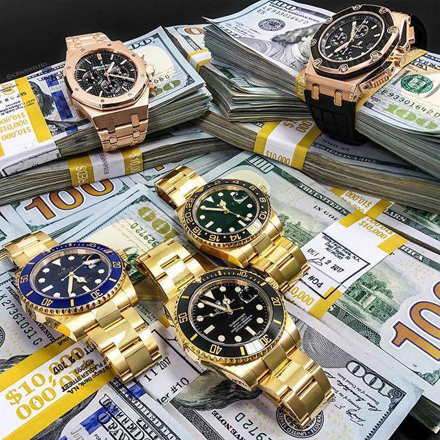 Cash on sale for rolex