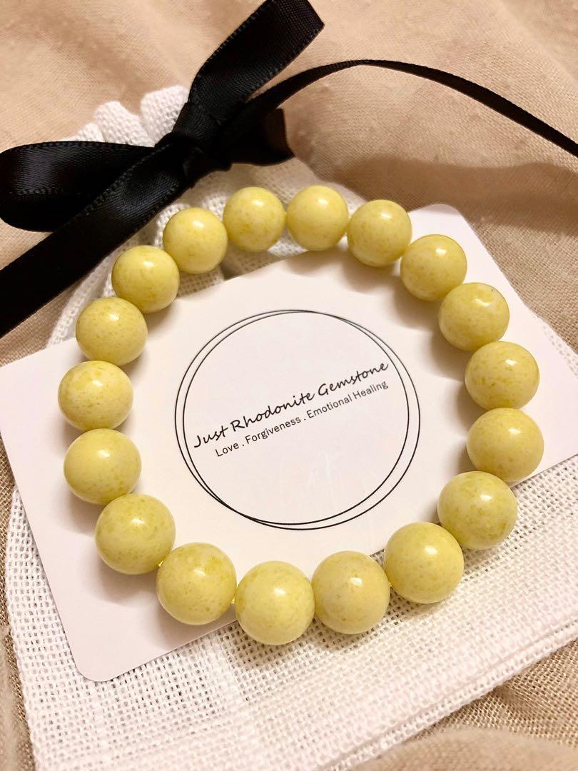 CAULIFLOWER JADE 菜花玉 x Just Stay Healthy Bracelet G (10mm), Women's