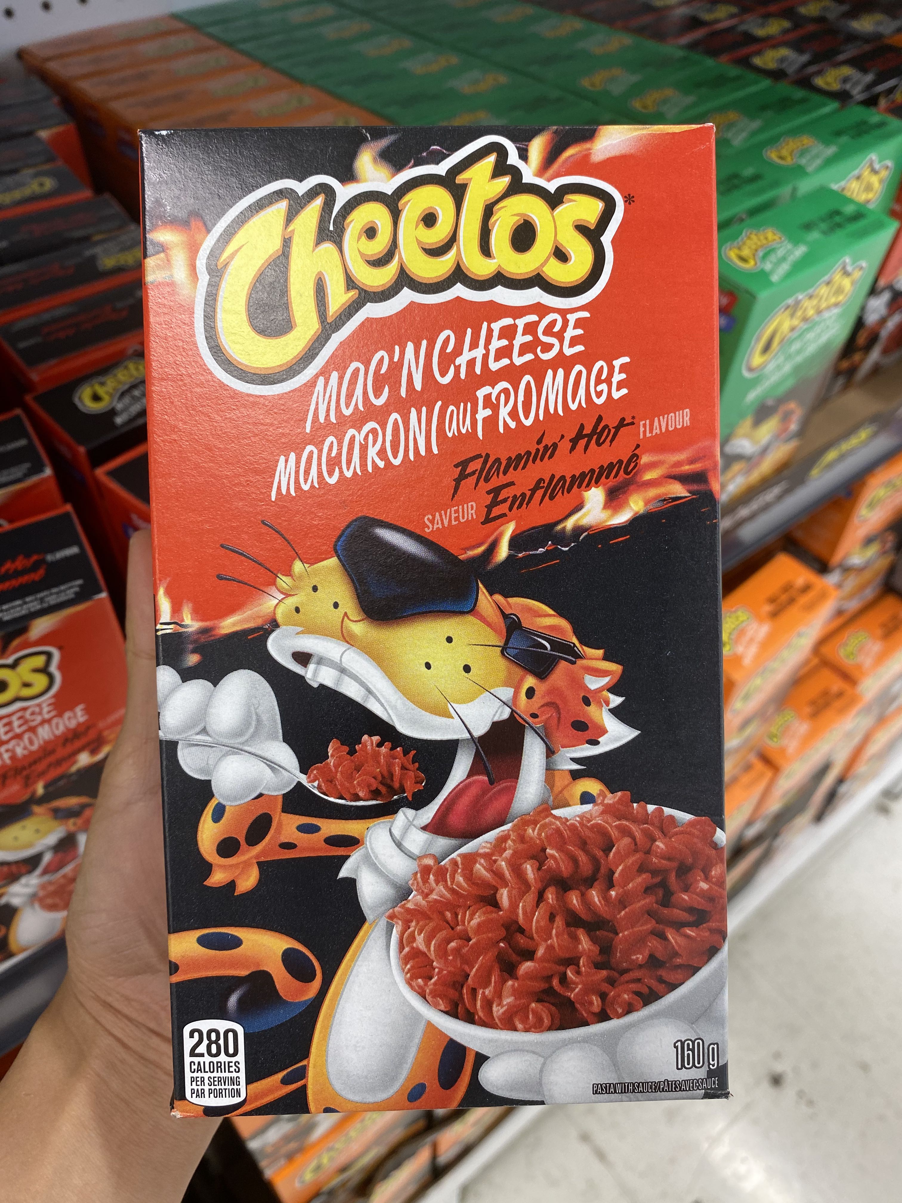 Cheetos Mac N Cheese Flamin Hot Flavour Food Drinks Packaged Instant Food On Carousell
