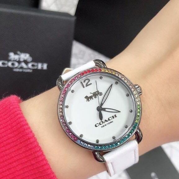 Coach delancey best sale crystal watch
