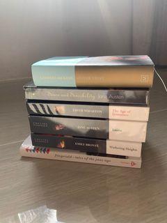 Collins Classics, Penguin Classics, Collector’s Edition | Dickens, Austen, Wharton, Fitzgerald, Bronte