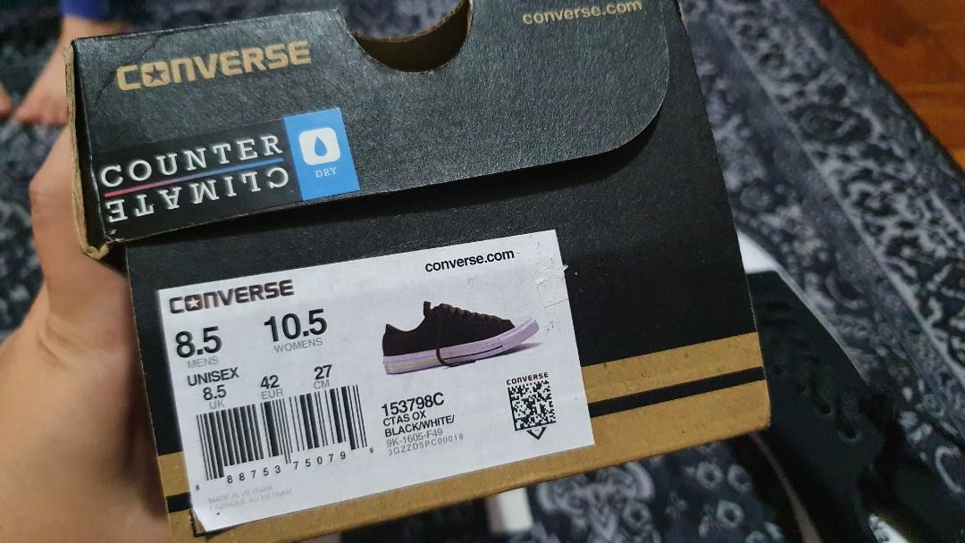 Converse size hot sale 8.5 uk