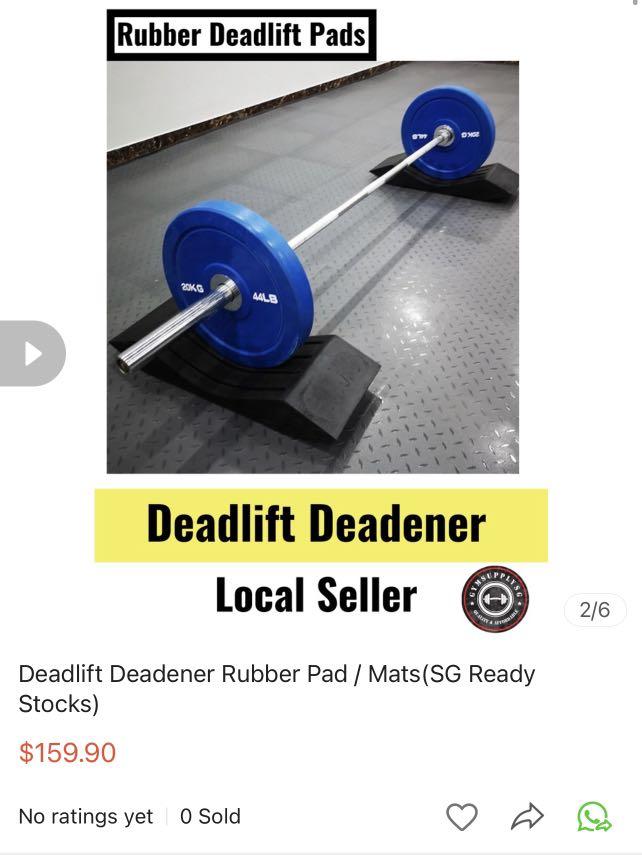 Rubber best sale deadlift mats
