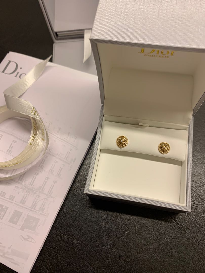 Dior Rose des vents XS earrings, Women's Fashion, Jewelry