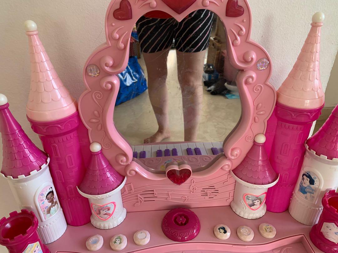 Disney princess vanity piano clearance