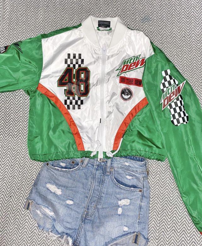 Mountain dew jacket forever 21 clearance
