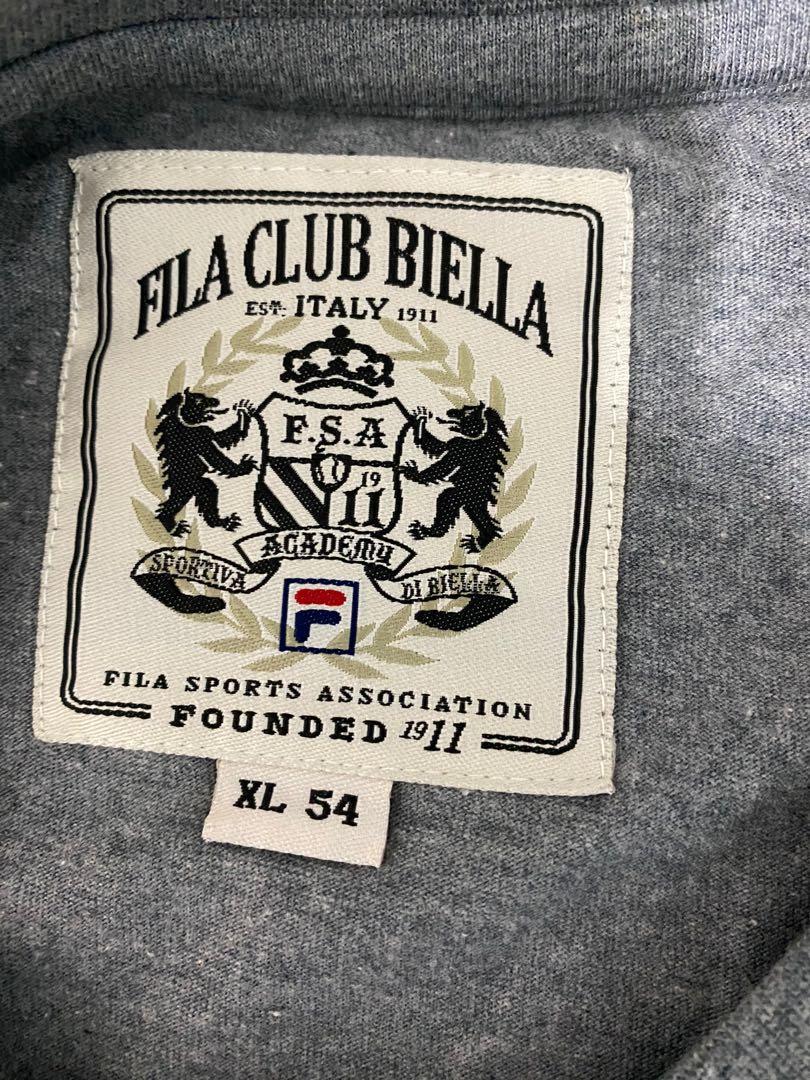 Fila Club Biella Sports Grey T Shirt