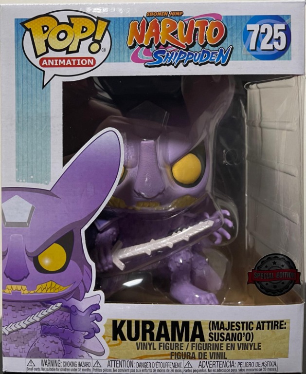 Funko Pop Animation : Naruto Shippuden - Kurama (725)(Majestic Attire ...