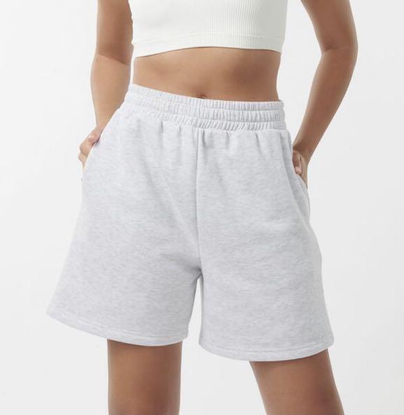 garage grey sweat shorts