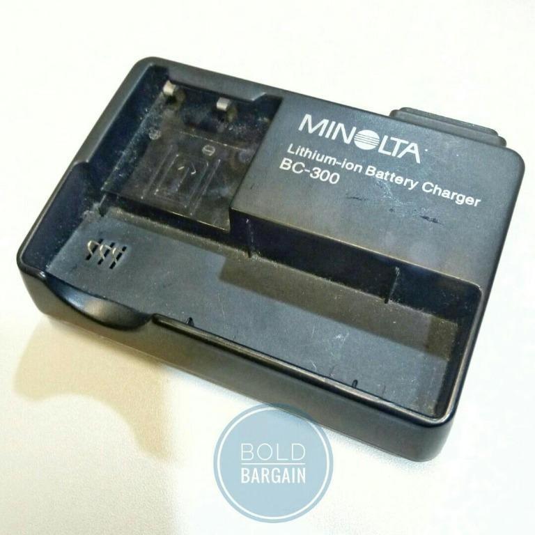 Genuine Minolta BC-300 Li-Ion Battery Charger For Digital Camera