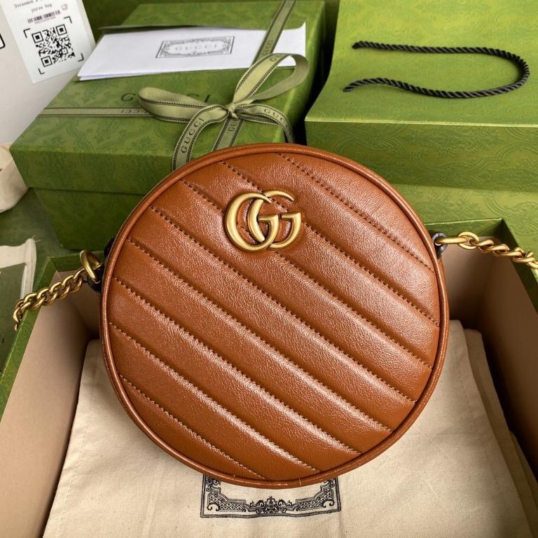 Gucci marmont mini round bag discount