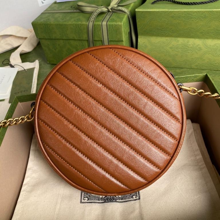 Gg marmont hotsell round shoulder bag
