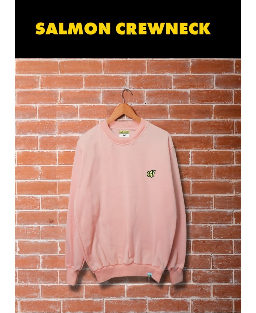 salmon crewneck