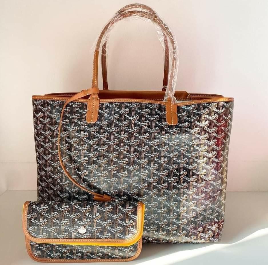Goyard Sac Isabelle PM Black and Tan complete, Luxury, Bags & Wallets on  Carousell