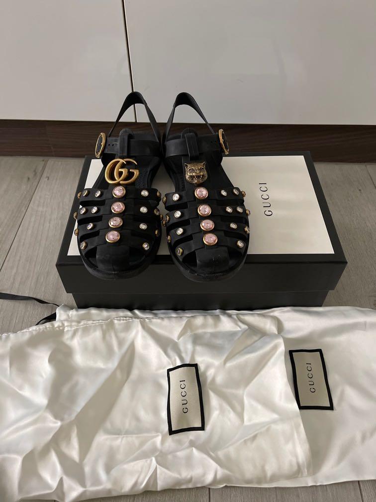 Gucci nero online sandals