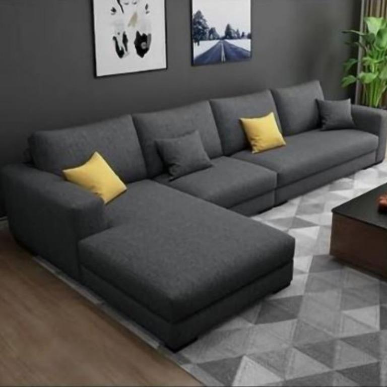Henry l hot sale shaped sofa